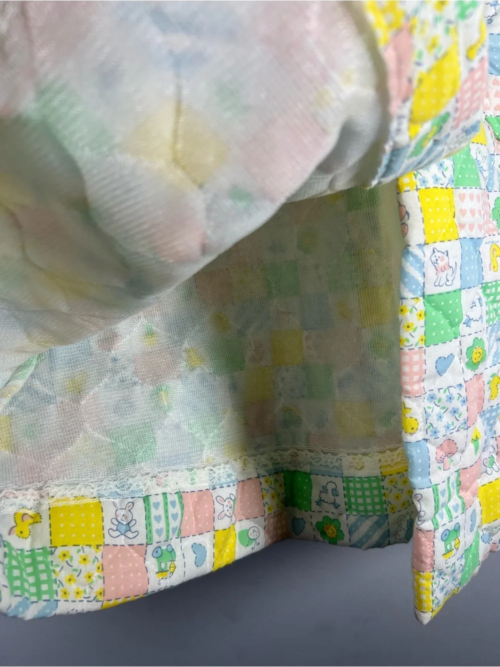 Handmade Vintage Button Up Baby Print House Coat Dress Toddler Girl